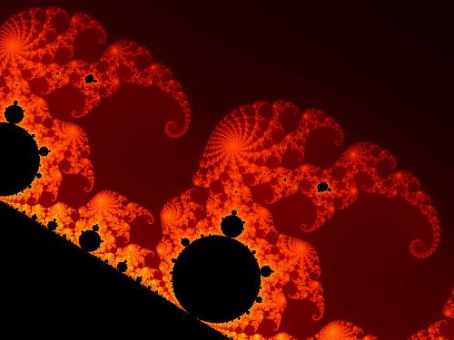Mandelbrot 2 - The boundary of the Mandelbrot set. Courtesy of Wikipedia.
