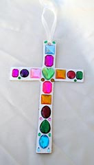 Bejewelled cross for Easter - bejewelled cross for easter Bejewelled cross for Easter - bejewelled cross for easter