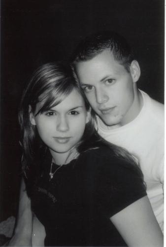 Wife and I - Picture of me and my wife before are wedding.