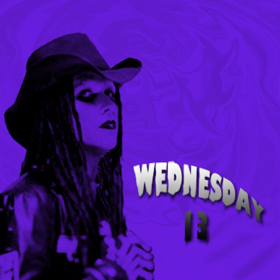 wednesday 13 - This is a picture i created on photoshop , its of Wednesday 13 the music i am listening to right now