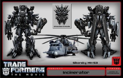 incenerator - transformation