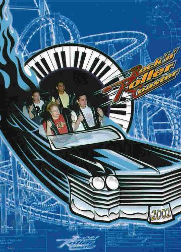 Rollercoasters - Here is a postcard made of me and my mom on the roller coaster called Rock'N'Roller coaster. It was a very fun ride.