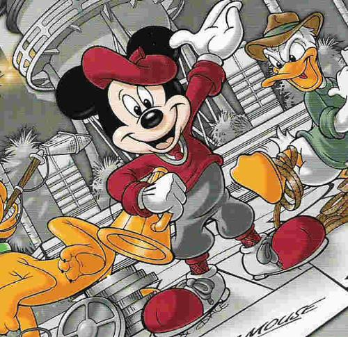 Mickey Mouse - Here is a picture of Mickey Mouse at Disneyworld in Florida. He is my favorite character.