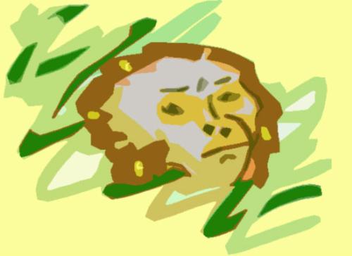 monkey in the trees - This is supposed to be a monkey !