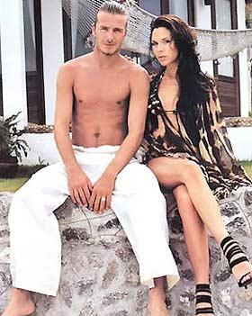 Becks - it was in old pic of the couple Becks - it was in old pic of the couple