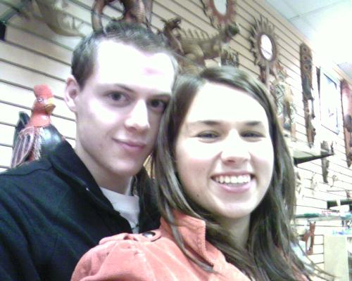 Wife and I - This picture is when we first met. Used a camara phone.
