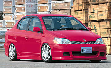 Toyota Echo - Echo Sedan - Lowered with skirt kit