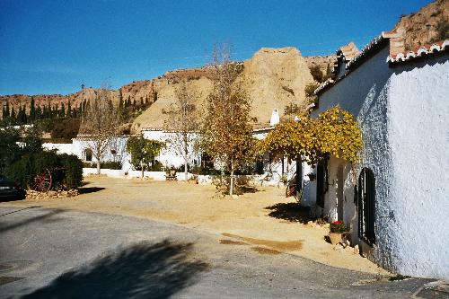 Guadix - interesting way of building houses. They are buildt into the hillsides