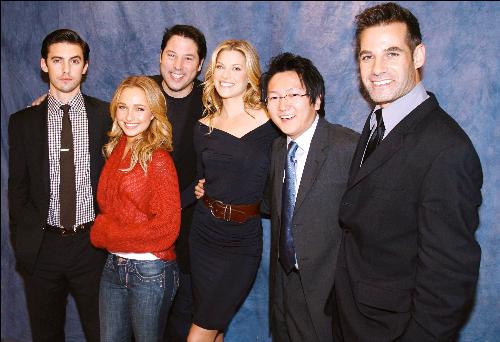 Heroes cast together on a photo - another group photo of heroes cast