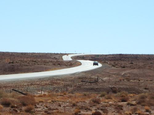 The sky is the limit! - A picture taken in Lee's Ferry Arizona of the beautiful neverending road before us.