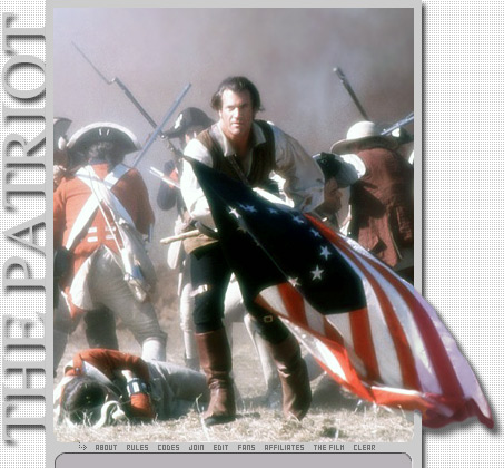 The Patriot - Mel Gibson in the movie the patriot