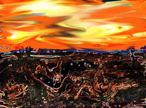 Art - abstract landscape art
