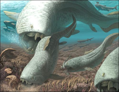 killer fish - picture of a killer fish lived before 400 million year!