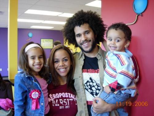 my family! - this photo was taken at my daughters 5 yr b-day party at pump it up!