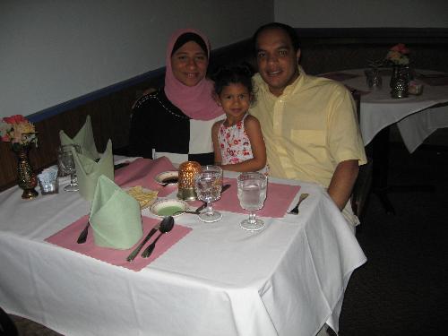 my little family in a restaurant - my family in a restaurant