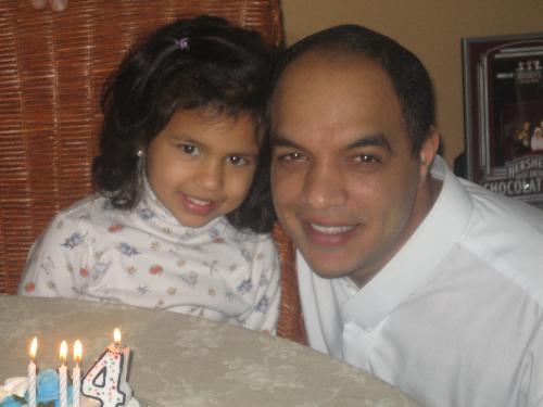 my daughter with her father - my little sugar plum with her dady