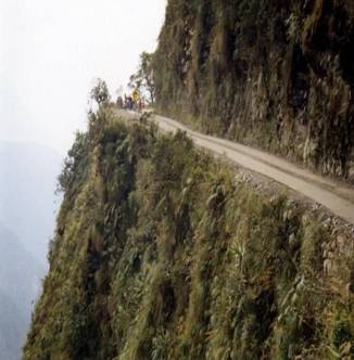 Road of death - Stremnaya road is called the road of death and its situated in Bolivia