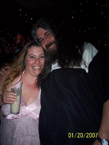 my fiance and myself - this was taken when we went to a party