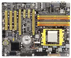 DFI LanParty UT CFX3200-DR - DFI's LANPARTY UT CFX3200-DR. Build around the CrossFire Xpress 3200 chipset and with a plethora of BIOS options and integrated peripherals, this board has 'enthusiast' written all over it.