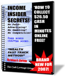 Free money for Everyone! - If you would like a free copy of our Ebook when it's published - simply email your name and email address to:  CashLeverageGroup@mail.com  with 'add to your your list' in the subject line.