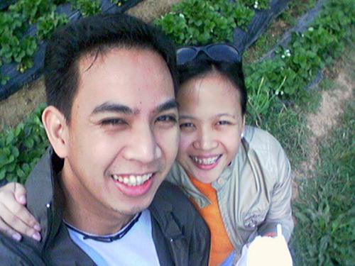 Picking Strawberries - Me and Vena