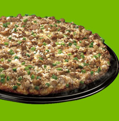 sisig pizza - sizzle of sisig and the appetizing crunch of ground chicharon in one superb pizza