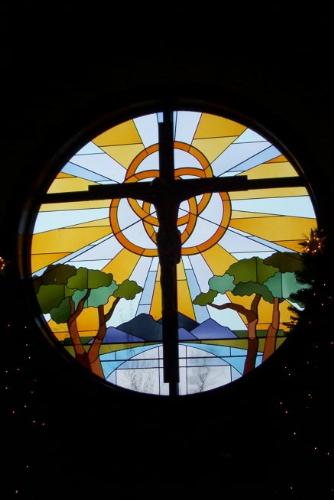 JESUS died for love of us - this picture was taken by me in a Franciscan chapel