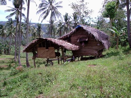 house - standing alone up the hill, this is a typical house of a mountain village.