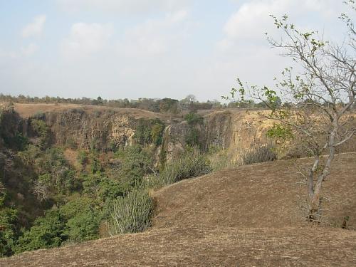 waterfall - nice site of waterfall but with no water