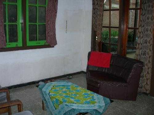 my house - my guest room.the stuff is from my mother.