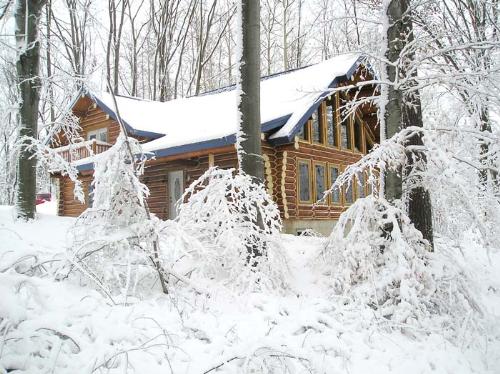 Winter - A home in the snow just the place I'll like to live.