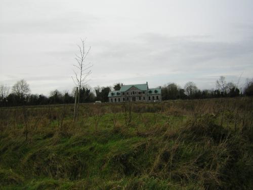 Mansion - This shows you the size of houses being built in Ireland these days, they are huge. Years ago families with maybe up to 10 children would live in a tiny cottage now they are building huge houses for maybe 2-4 people, it's all gone mad!