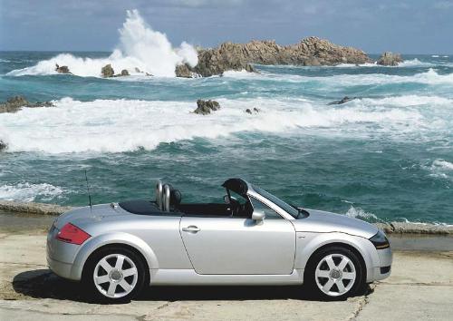 audi car - Audi car in a beach