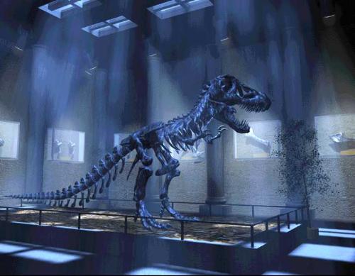 dinosaur's  - dinosaur's in night at the museum movie