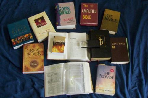 Bible Translations - Many translations of the Bible