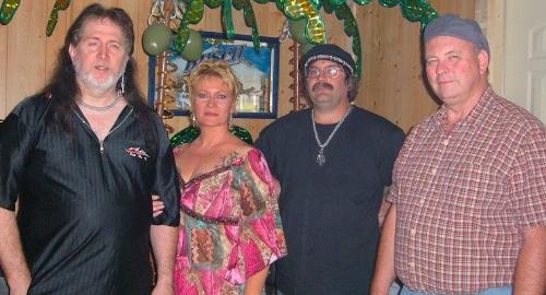 User Friendly - Me and the boys about to get up onstage for a gig in Muscatine, IA.