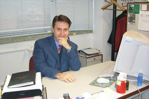 Business as usual - man at desk