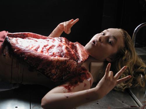 Hayden Panettiere lying on the dissecting table - Hayden Panettiere lying on the dissecting table...
