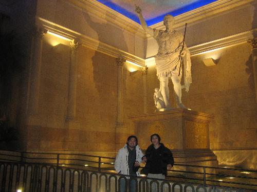atlantic city... caesar's - my hubby and his friend.. i'm taking the picture btw :)