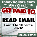 Inbox Dollars Banner - You can earn free money by filling out surveys, playing games, and reading your email! REALLY!