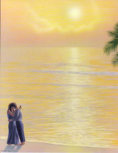 lovers near beach alone - lovers at beach