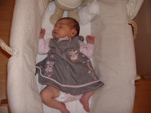 My baby girl at only two weeks old. - This is my baby girl when she was only two weeks old.