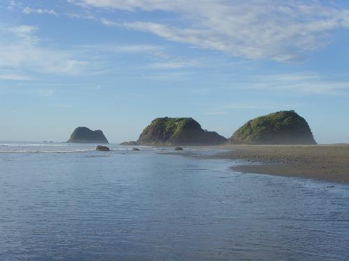 Beach at New Plymouth - Just before sunset at New Plymouth