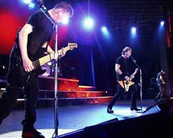 Metallica - Metallica performing live on stage 'Master of Puppets'.