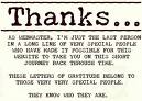 thanks - thanks again