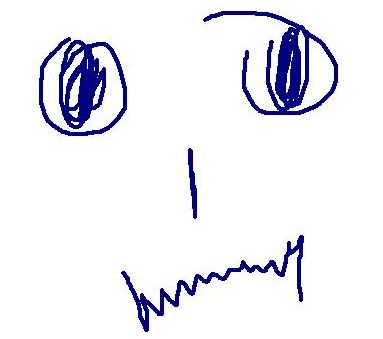 Insomnia - Sad face of someone having insomnia. I drew it myself! :P