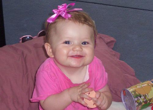 My Daughter - My 8 1/2 month old daughter