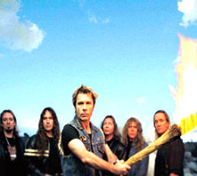 iron maiden - Members of the English Heavy Metal band Iron Maiden.