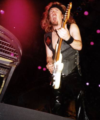 Iron Maiden - Adrian Smith(guitarist)of the band Iron Maiden