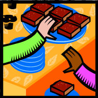 brownies - clip art of brownies